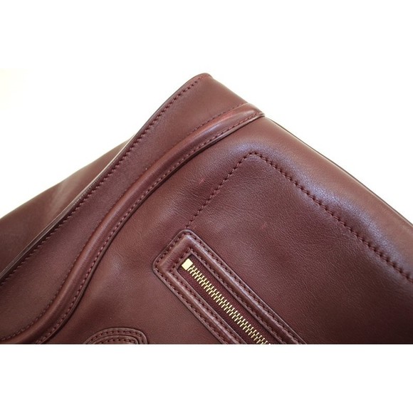 Celine Luggage Mini Shopper Handbag Purple - Picture 12 of 13